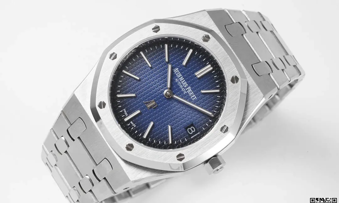 Audemars Piguet Royal Oak 15202IP.OO.1240IP.01 KZ Factory 1:1 Best Edition Replica Watch Blue Dial